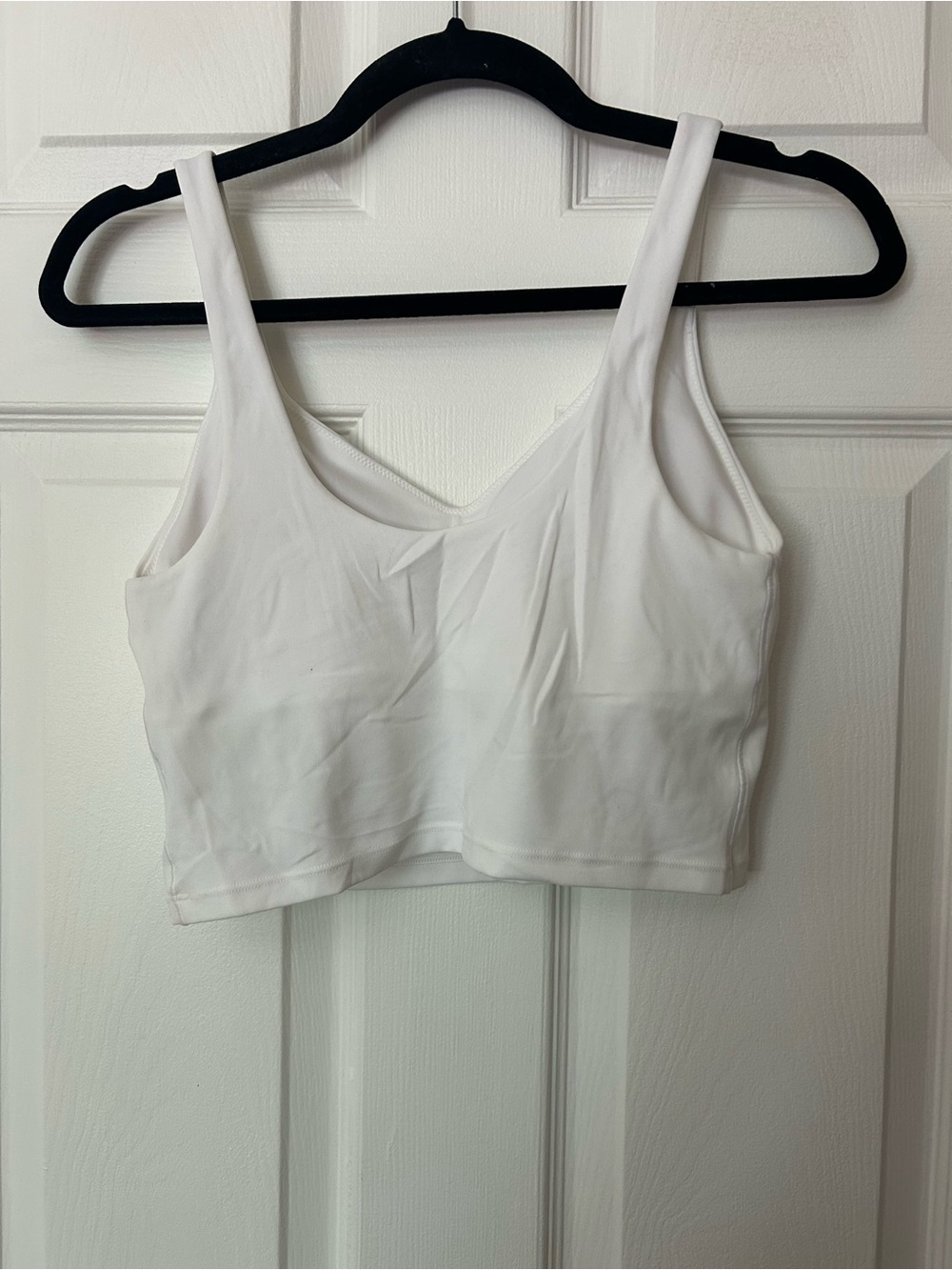 NWOT Aerie OFFLINE Real Me Low Key Tank/Bra - White - Picture 5 of 5